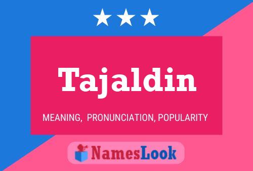 ملصق اسم Tajaldin