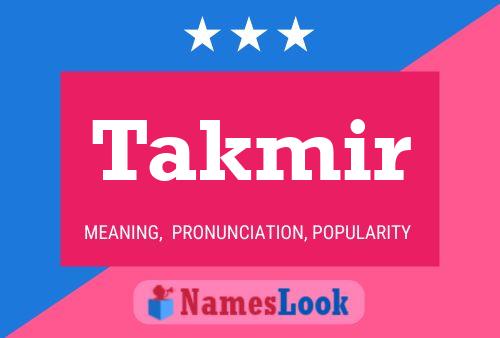 ملصق اسم Takmir