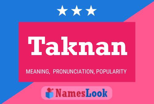 ملصق اسم Taknan