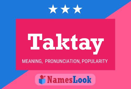 ملصق اسم Taktay