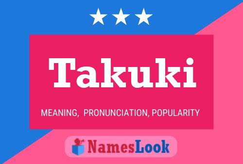 ملصق اسم Takuki