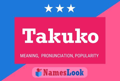 ملصق اسم Takuko