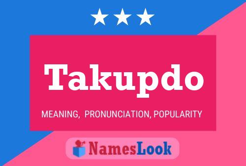 ملصق اسم Takupdo