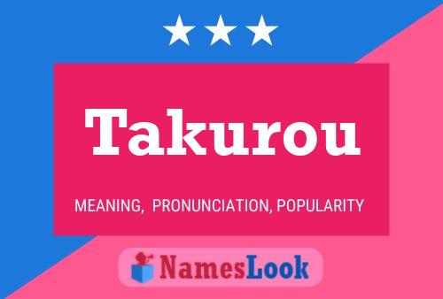 ملصق اسم Takurou