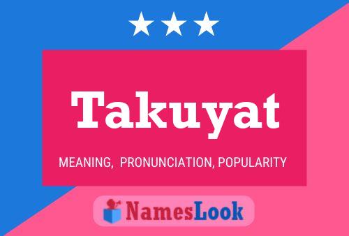 ملصق اسم Takuyat