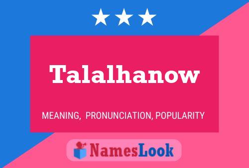 ملصق اسم Talalhanow