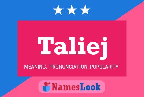 ملصق اسم Taliej