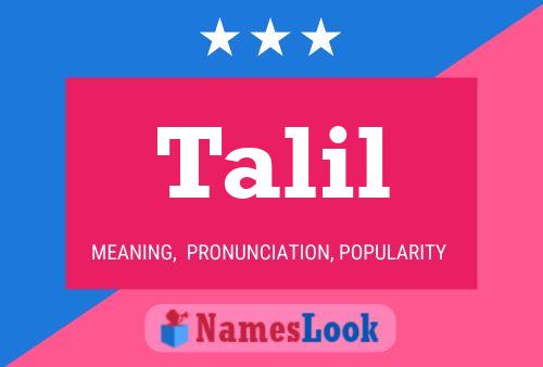 ملصق اسم Talil