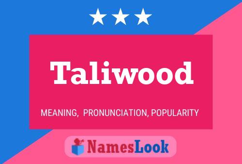 ملصق اسم Taliwood