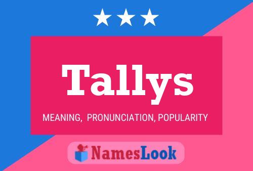 ملصق اسم Tallys