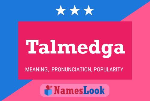 ملصق اسم Talmedga