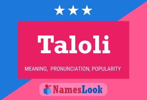 ملصق اسم Taloli