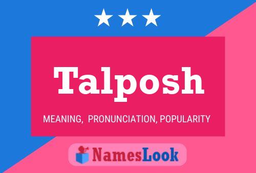 ملصق اسم Talposh