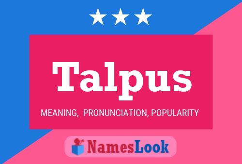 ملصق اسم Talpus