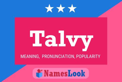 ملصق اسم Talvy