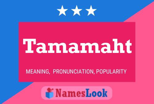 ملصق اسم Tamamaht