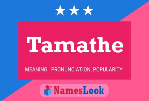 ملصق اسم Tamathe