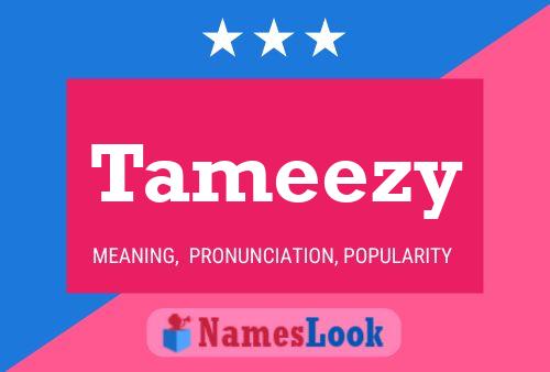 ملصق اسم Tameezy