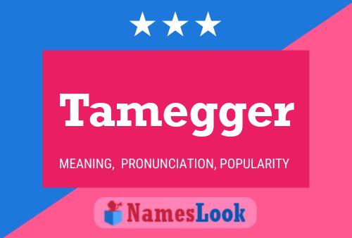 ملصق اسم Tamegger