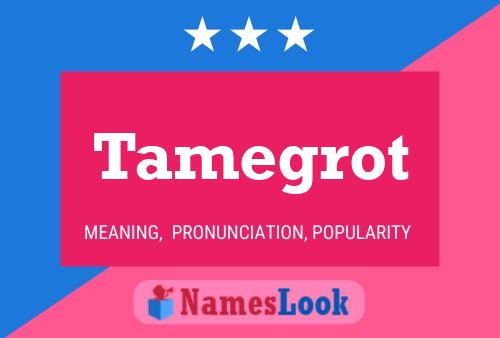 ملصق اسم Tamegrot