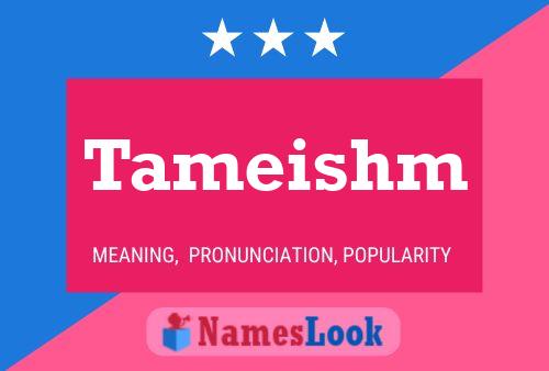 ملصق اسم Tameishm