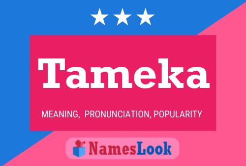 ملصق اسم Tameka