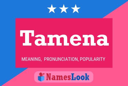 ملصق اسم Tamena