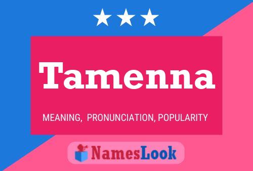 ملصق اسم Tamenna