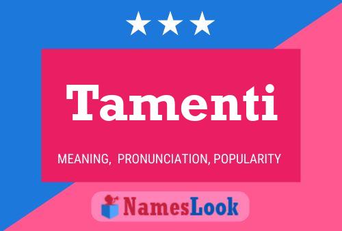 ملصق اسم Tamenti