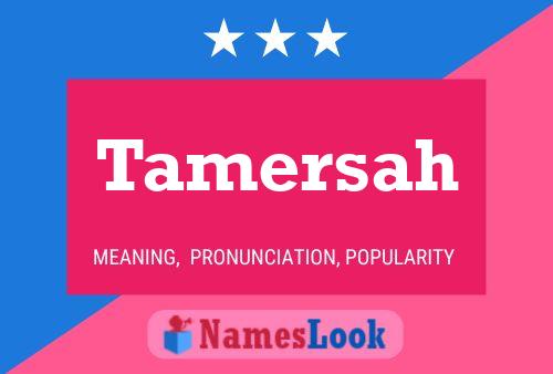 ملصق اسم Tamersah