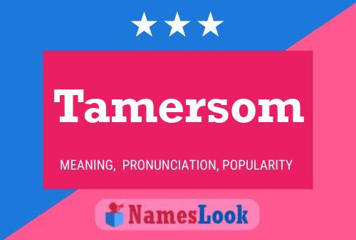 ملصق اسم Tamersom