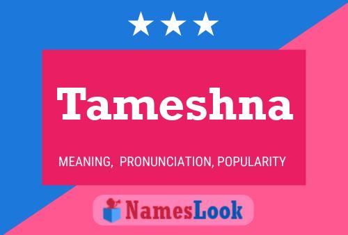 ملصق اسم Tameshna