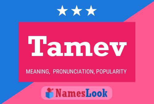 ملصق اسم Tamev