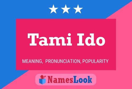 ملصق اسم Tami Ido