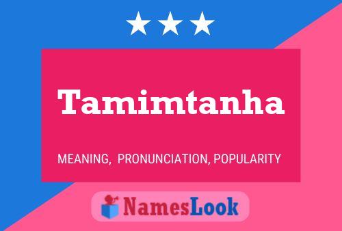 ملصق اسم Tamimtanha