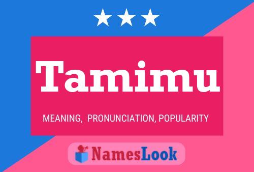 ملصق اسم Tamimu