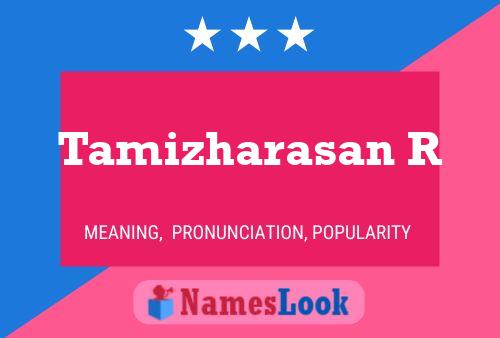 ملصق اسم Tamizharasan R