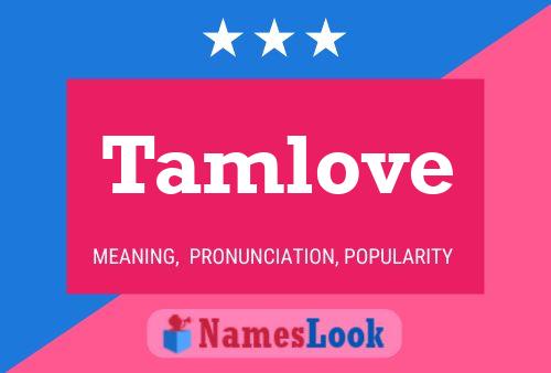 ملصق اسم Tamlove