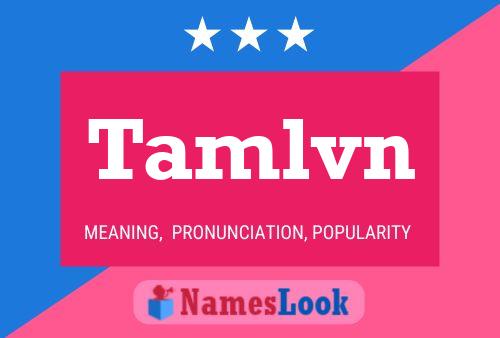 ملصق اسم Tamlvn