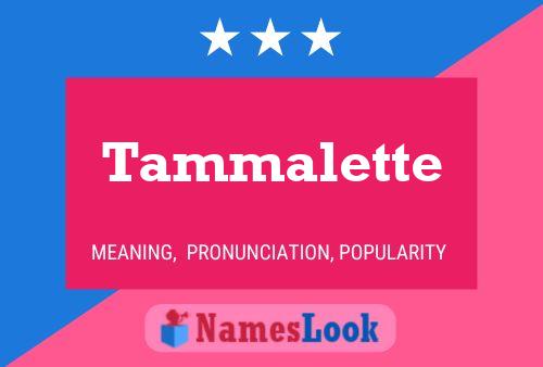 ملصق اسم Tammalette