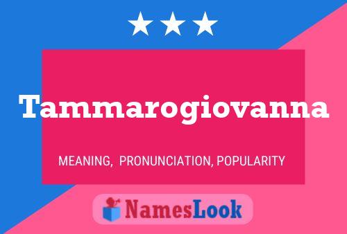 ملصق اسم Tammarogiovanna