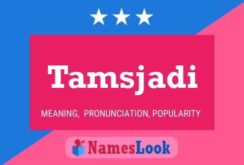 ملصق اسم Tamsjadi