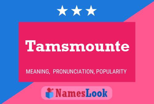 ملصق اسم Tamsmounte