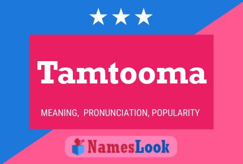 ملصق اسم Tamtooma