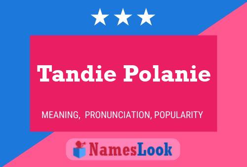 ملصق اسم Tandie Polanie