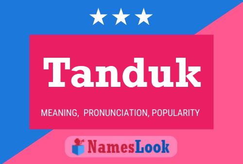 ملصق اسم Tanduk