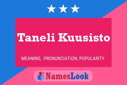 ملصق اسم Taneli Kuusisto