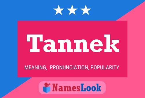 ملصق اسم Tannek