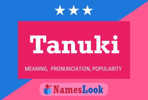 ملصق اسم Tanuki