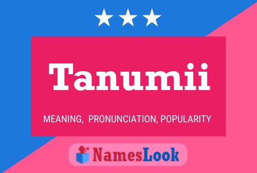 ملصق اسم Tanumii